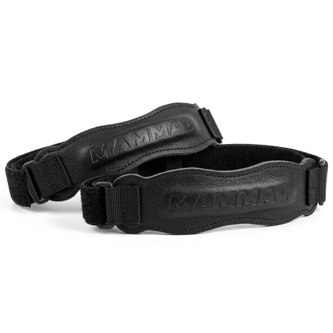 Mammal Knee Patella Support Straps, black pair, main product shot