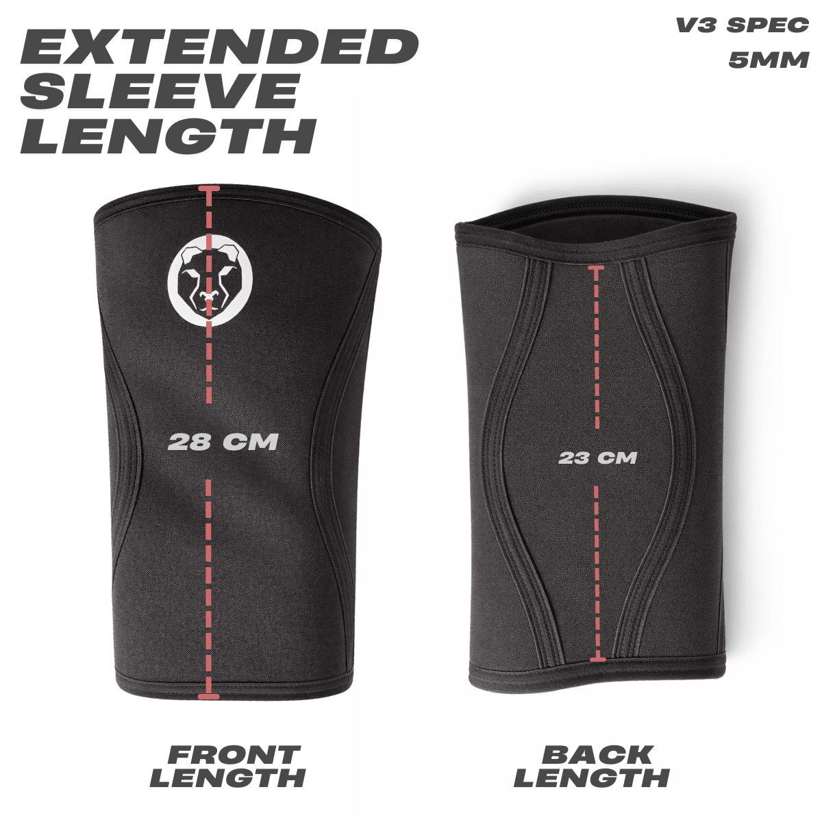 Mammal V3 5mm Knee Sleeves - Mammal Strength