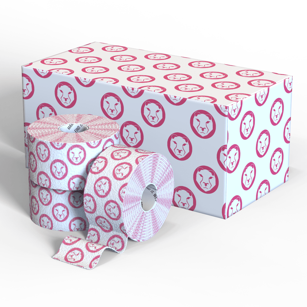 Weightlifting thumb tape 7m white and pink Spec 3.0 3-pack for hook grip – Mammal Strength