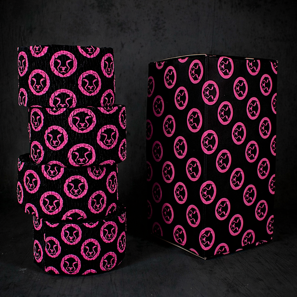 PRE-ORDER ONLY - Mammal Tape - 10-Metre - Black/Pink - SPEC 2.0 (4 pack)