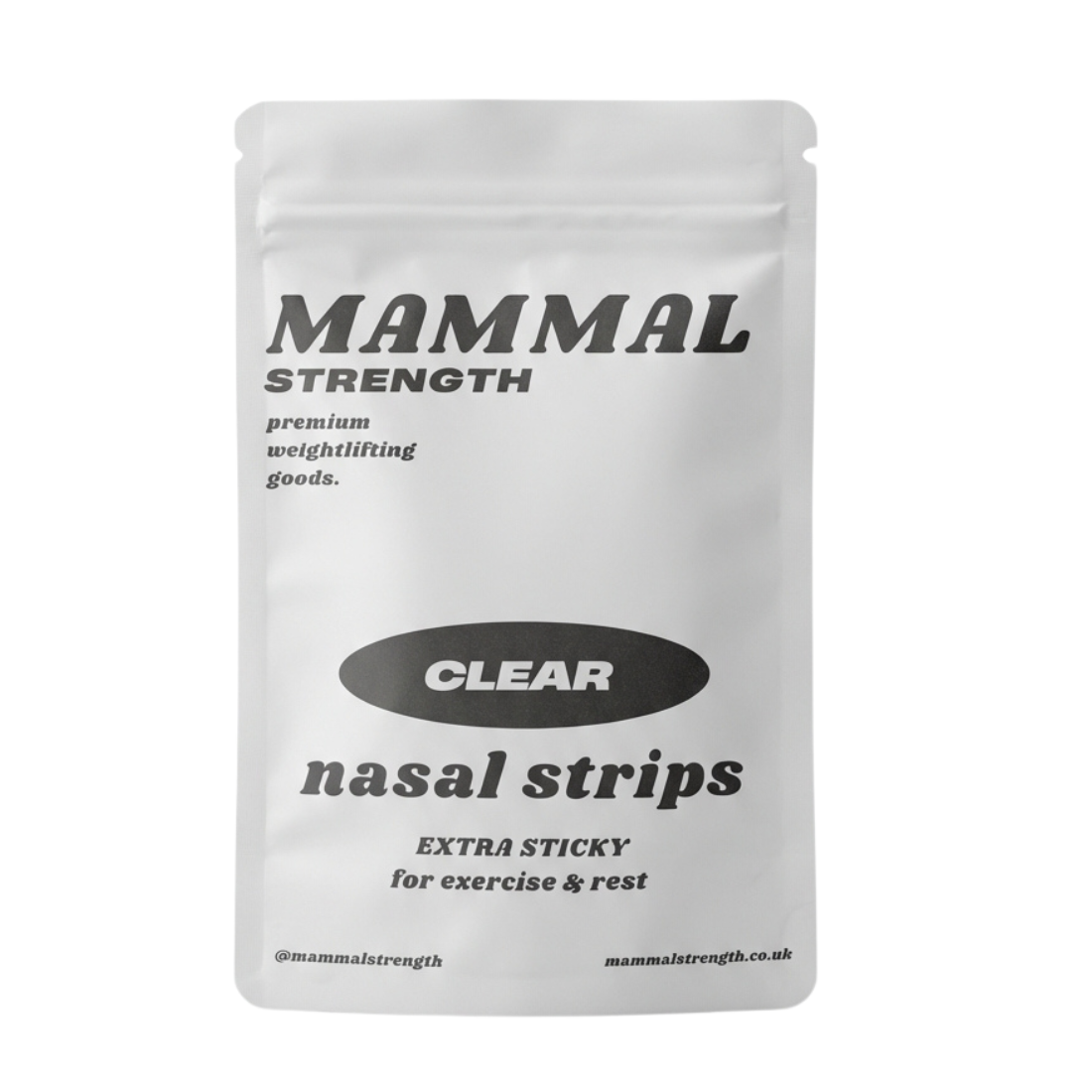 Mammal Nasal Strips - Performance Breathing Support (30 Pack) - Exercise & Rest