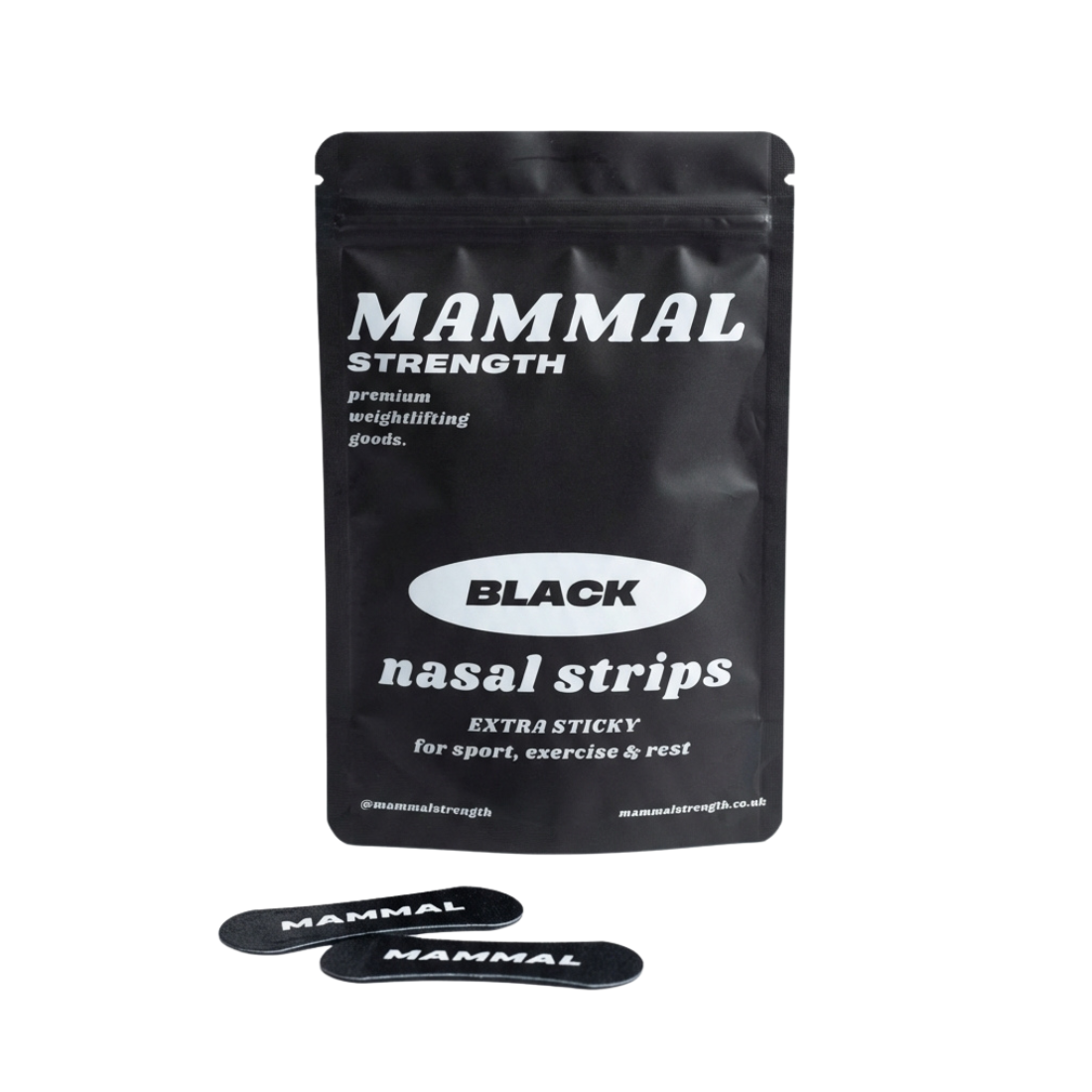 Mammal Nasal Tape Strips - Performance Breathing Support (30 Pack) - Exercise & Rest