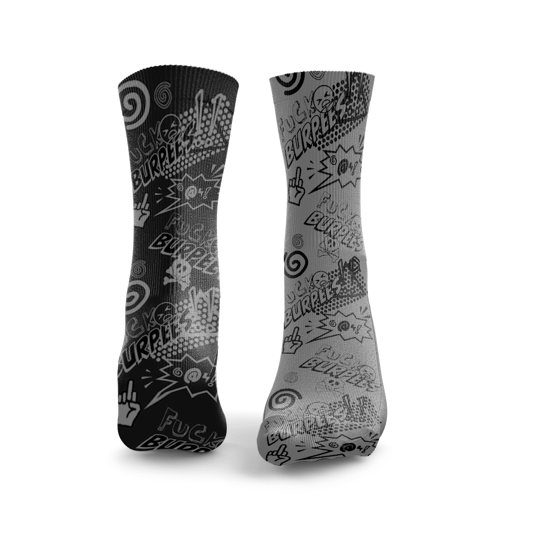 Cross-training socks bundle black on grey for CrossFit and gym – Mammal Strength