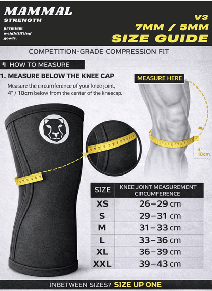 V3 sleeve bundle with 7mm knee sleeves and 5mm elbow sleeves for CrossFit – Mammal Strength
