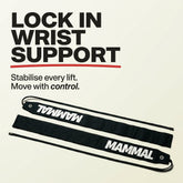 Mammal Tie Wrist Wraps, editorial product shot