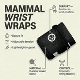 Mammal Tie Wrist Wraps, second lifestyle training graphic