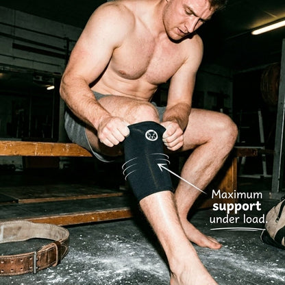 Complete knee sleeve bundle with 7mm 5mm and 3mm double ply for all training levels – Mammal Strength