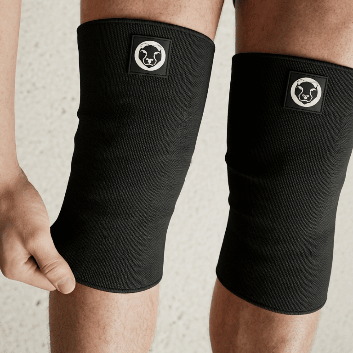 3mm double ply knee sleeves for powerlifting squats and competition – Mammal Strength