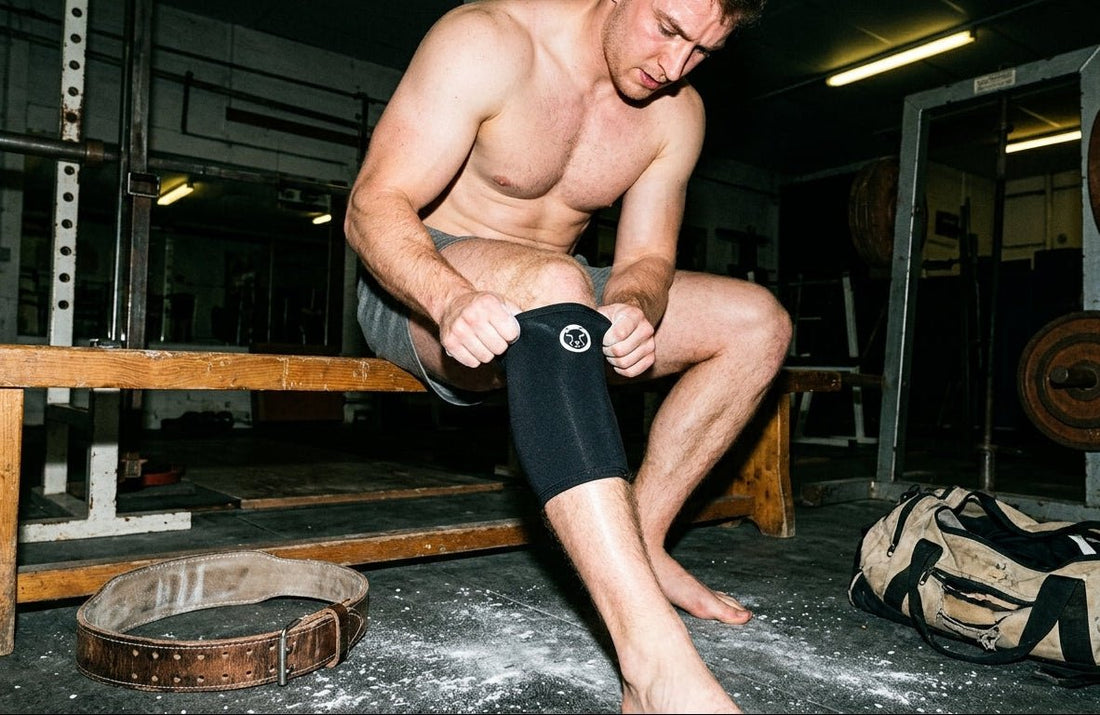 V3 7mm straight cuff knee sleeves for CrossFit Olympic lifting and squats – Mammal Strength