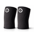Pair of Mammal Strength V3 5mm elbow sleeves made from black neoprene, designed for compression, support, and warmth during pressing and upper-body training
