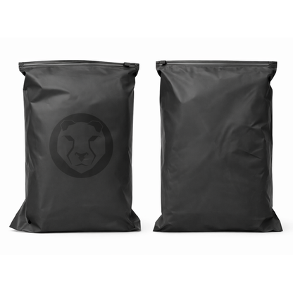 Mammal Strength V3 5mm knee sleeves packaging bags shown front and back
