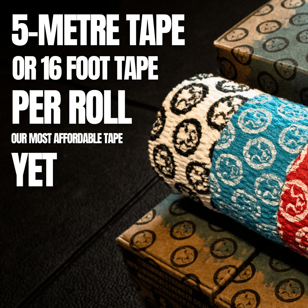Mammal Tape 2.0 - 5 - Metre Rolls - Thumb &amp; Weightlifting Tape (3 - Pack) (Other International) - Mammal Strength
