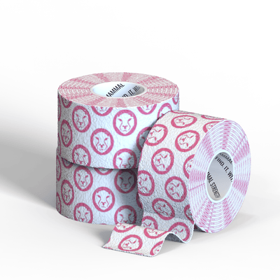 Mammal Tape - 7 - Metre - Spec 3.0 - White/Pink - per roll (wholesale) *PRE - ORDER ONLY* - Mammal Strength